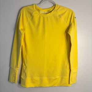 Nike Golf Women’s Yellow Long Sleeve Pullover Size Medium